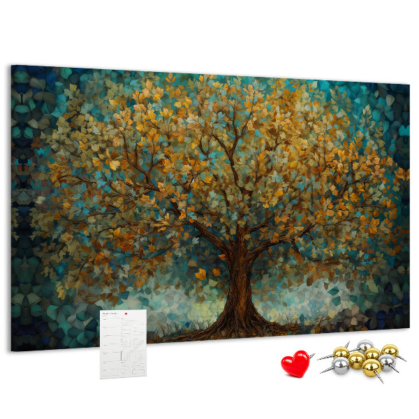Cork board Mosaic tree
