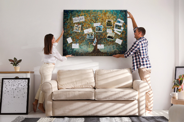 Cork board Mosaic tree