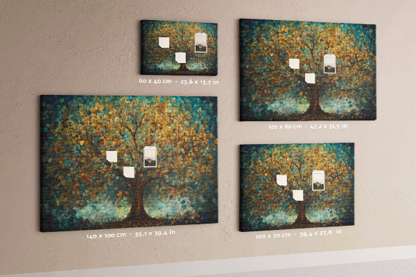 Cork board Mosaic tree
