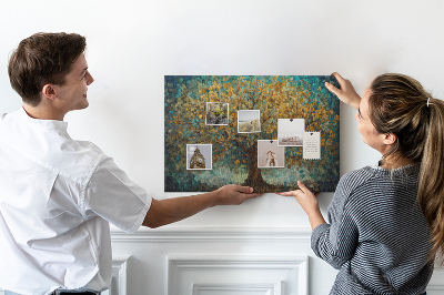Cork board Mosaic tree