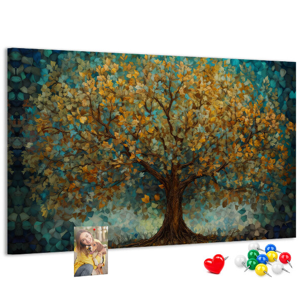 Cork board Mosaic tree