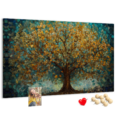 Cork board Mosaic tree
