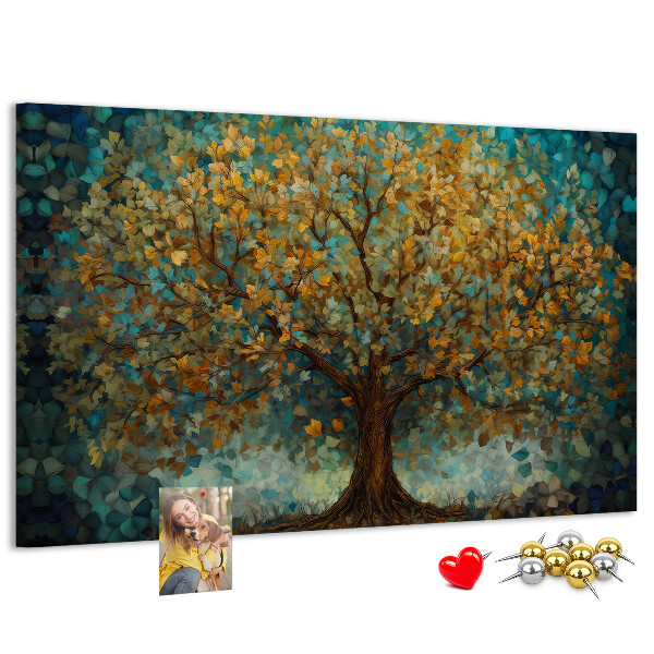 Cork board Mosaic tree