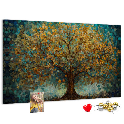 Cork board Mosaic tree