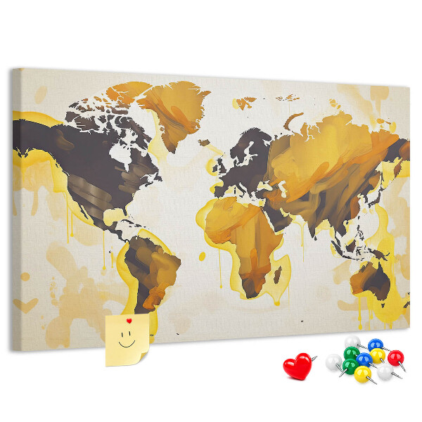 abstract world map design