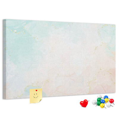 Cork display board Watercolor marble