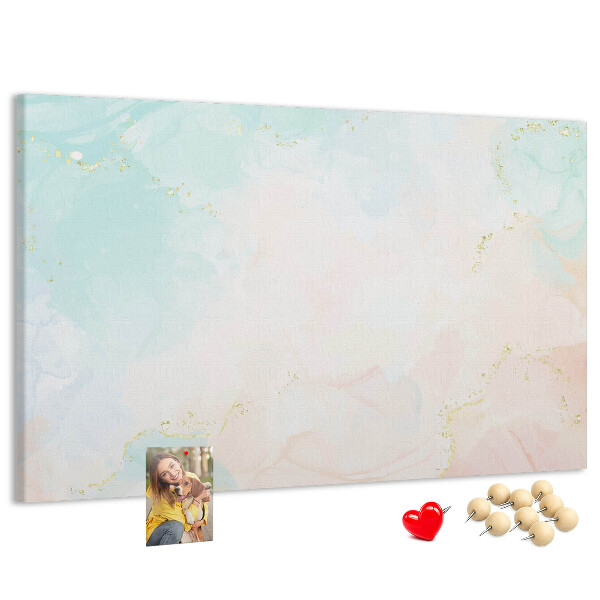 Cork display board Watercolor marble