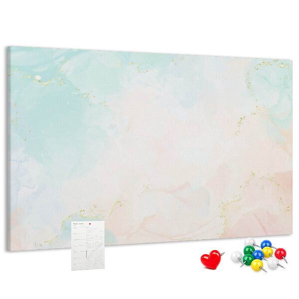 Cork display board Watercolor marble