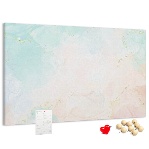 Cork display board Watercolor marble