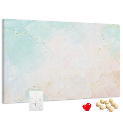 Cork display board Watercolor marble