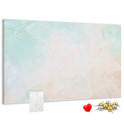 Cork display board Watercolor marble