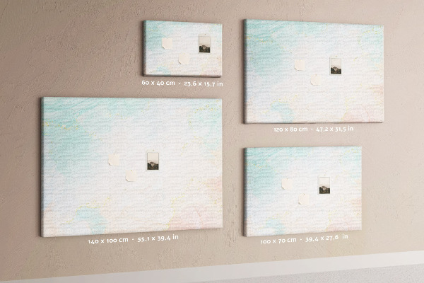 Cork display board Watercolor marble