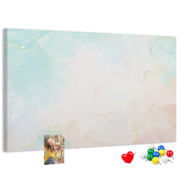 Cork display board Watercolor marble