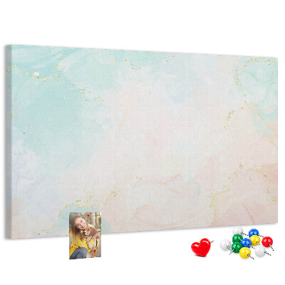Cork display board Watercolor marble
