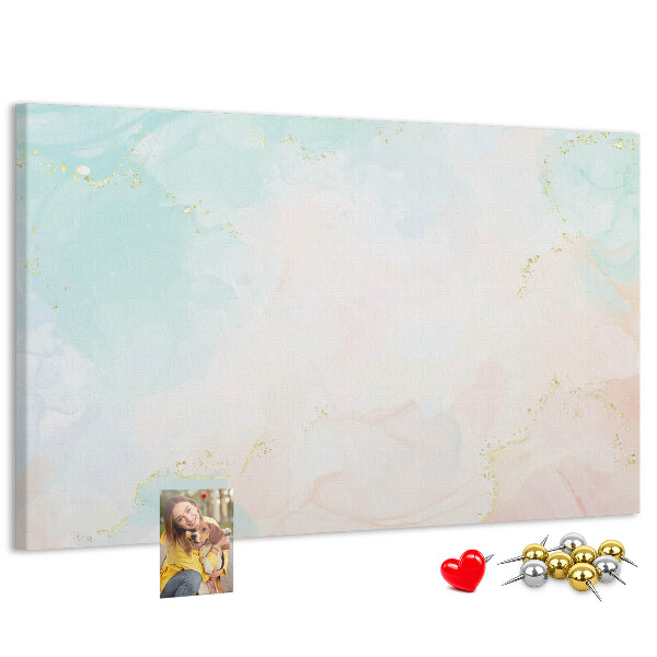Cork display board Watercolor marble