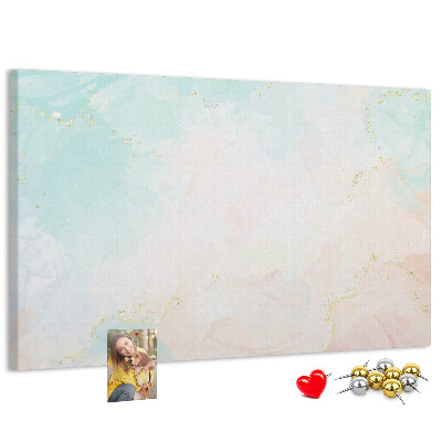 Cork display board Watercolor marble