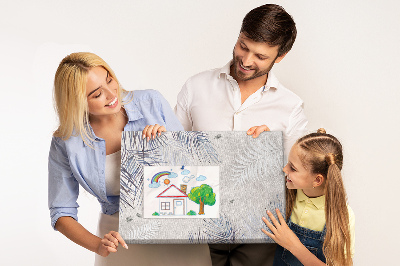 Cork memo board Palm leaf