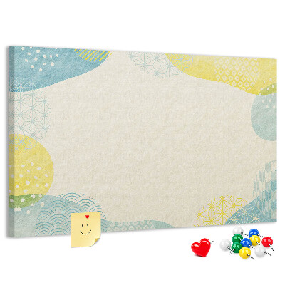 Cork display board Patterned frame