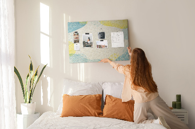 Cork display board Patterned frame