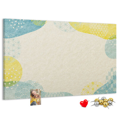 Cork display board Patterned frame