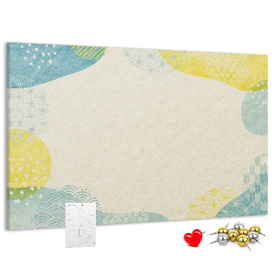 Cork display board Patterned frame
