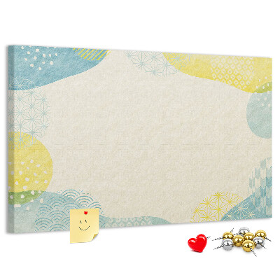 Cork display board Patterned frame