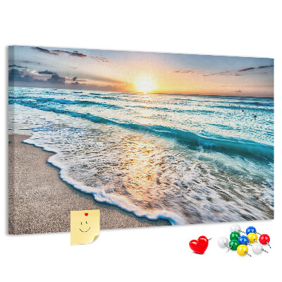 Cork board Beach sea sand
