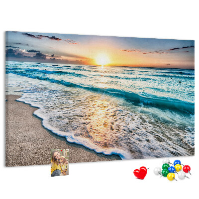 Cork board Beach sea sand