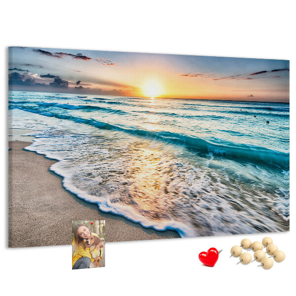 Cork board Beach sea sand
