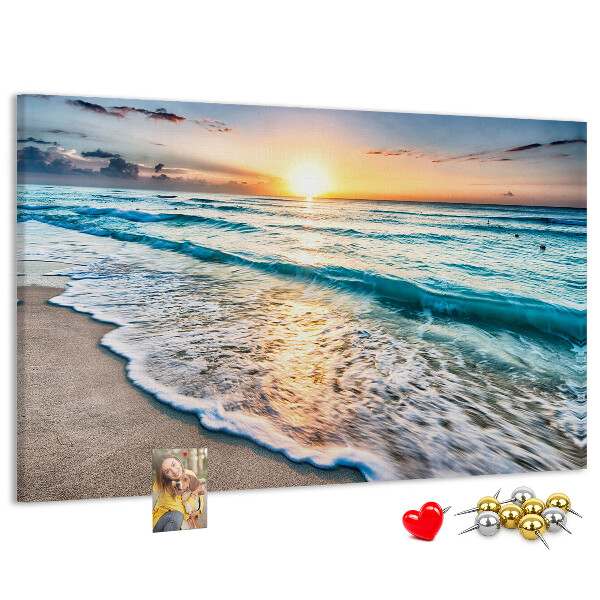 Cork board Beach sea sand