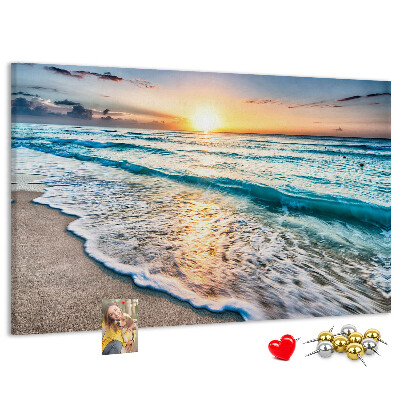 Cork board Beach sea sand