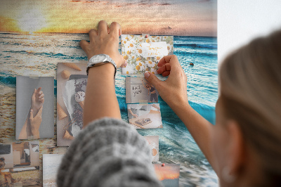 Cork board Beach sea sand