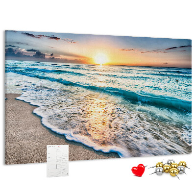 Cork board Beach sea sand