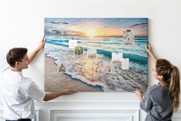 Cork board Beach sea sand
