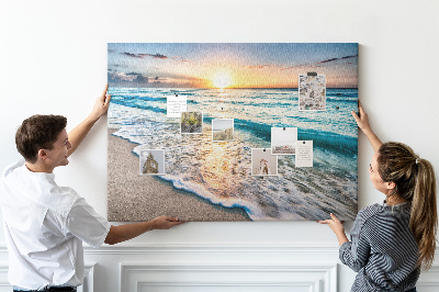 Cork board Beach sea sand