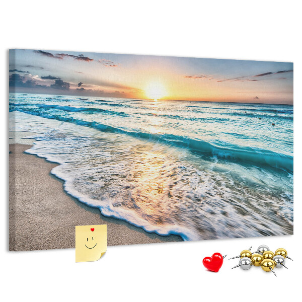 Cork board Beach sea sand
