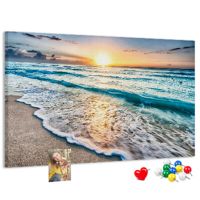 Cork board Beach sea sand
