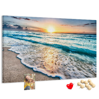 Cork board Beach sea sand