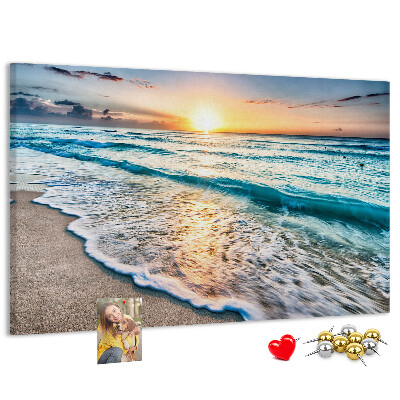 Cork board Beach sea sand