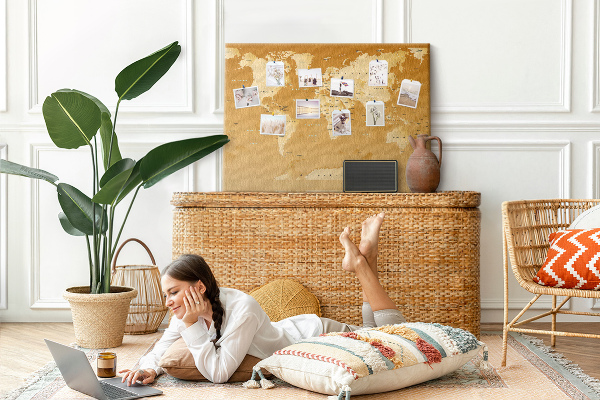 Cork board World map