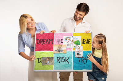 Cork board Motivational board