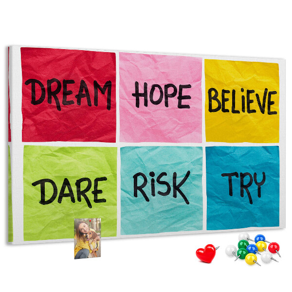 Cork board Motivational board
