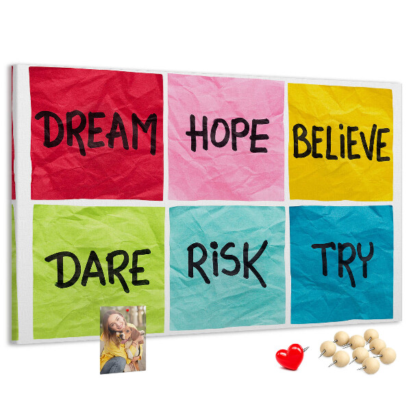 Cork board Motivational board