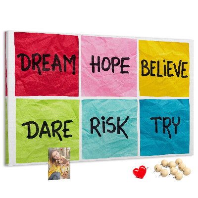 Cork board Motivational board
