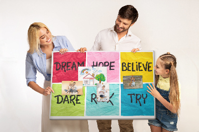 Cork board Motivational board