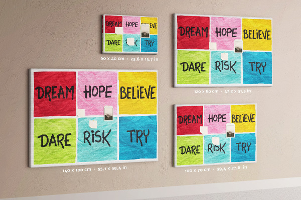 Cork board Motivational board