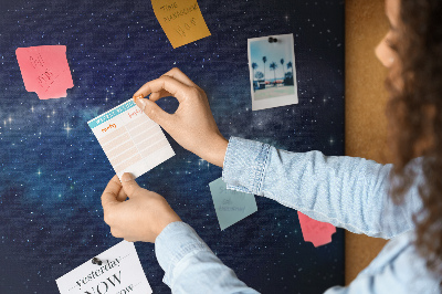 Cork board Dark sky stars