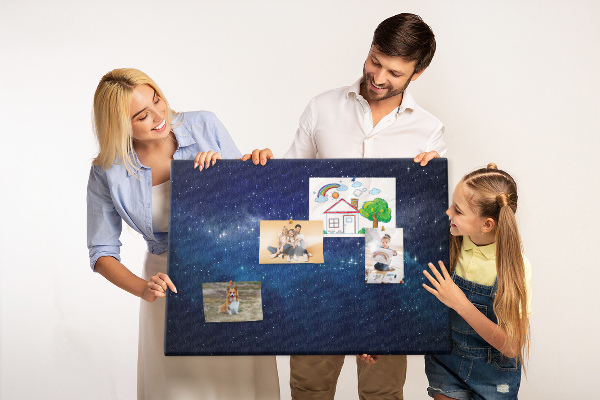 Cork board Dark sky stars