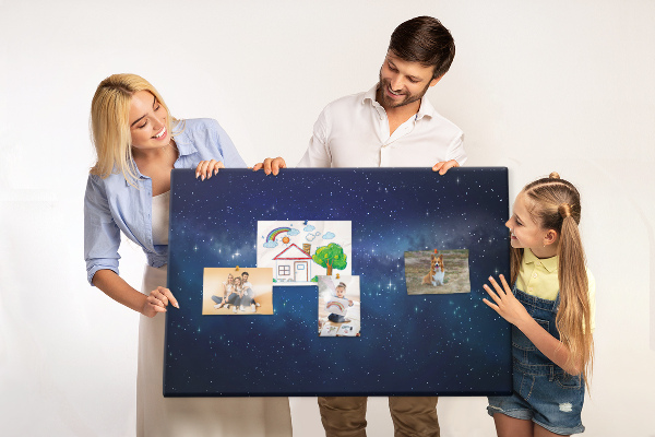 Cork board Dark sky stars
