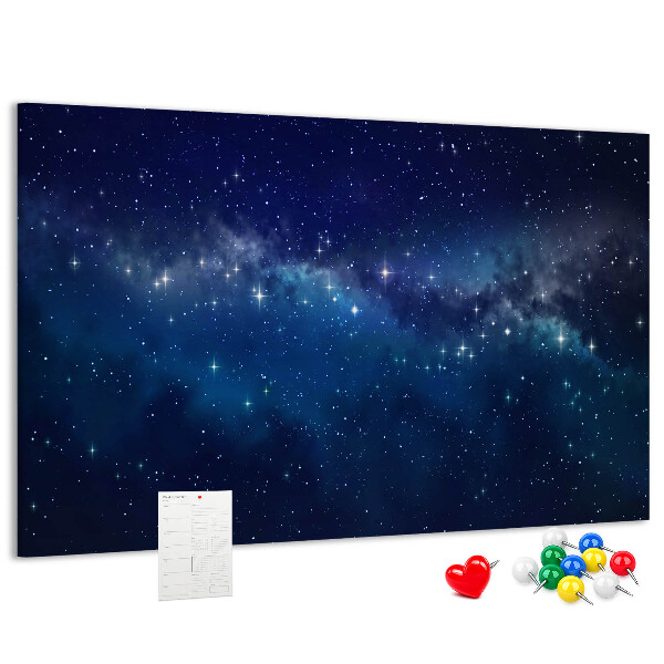 Cork board Dark sky stars